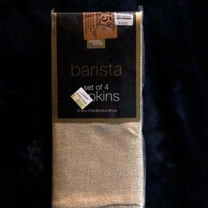 Unopened table napkins